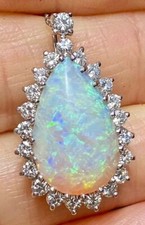 4Ct Pear Cut Natural Fire Opal