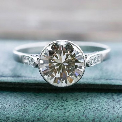 Art deco vintage engagement - deco,