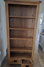 Oak Bookcase, 190cm x 89cm