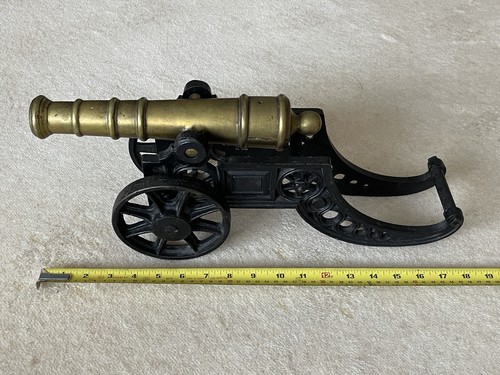 Vintage solid brass and cast - solid,