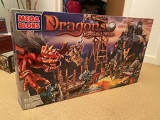 Mega Bloks 9891 Dragons Krystal Wars Vorgan Stronghold Complete & Boxed 