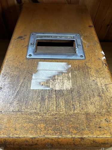 Antique victorian wooden cash - antique,
