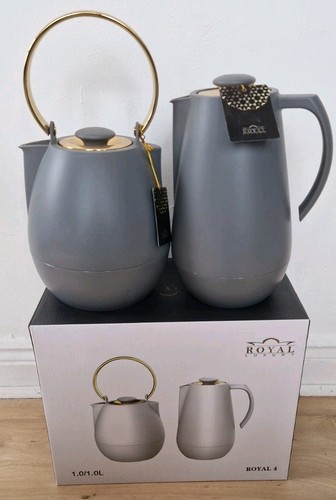 Luxury grey arabian flask shai - grey,