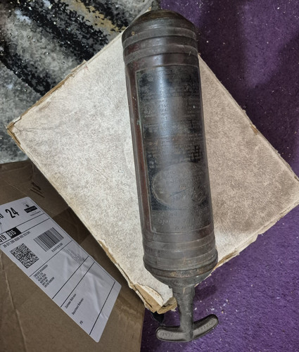 Vintage pyrene metal fire - metal,