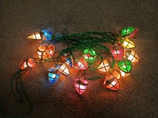 Vintage Rare 20 Pifco Pageant Christmas Lights - Working order