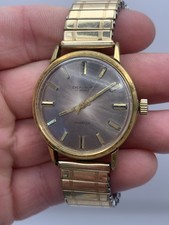 Vintage Excalibur 17 Jewels Incabloc Gold Plated Men’s Mechanical Watch 1960s