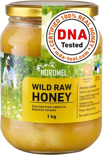 Nordmel raw wild honey 1kg - wild,
