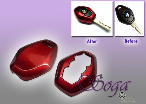 Metallic red remote key hard - red,