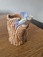 Wade Bird On Tree Vase Vintage I0cm Tall