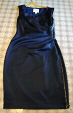 Beautiful Lipsy V I P Navy Blue Bodycon Dress Size 10