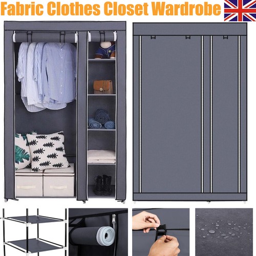Portable fabric wardrobe - portable,