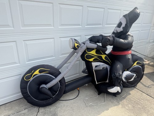 Gemmy biker grim reaper - gemmy,
