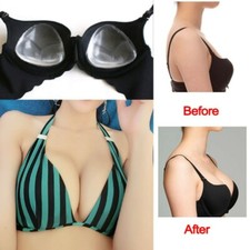 Silicone Gel Bra Breast Enhancers Push Up Pads Chicken Bikini Fillets Inserts