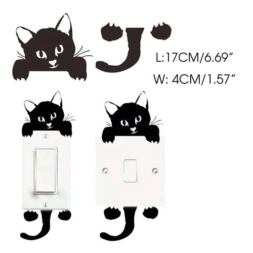 Black cat peeking light - cat,
