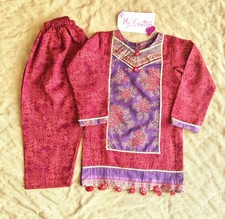 Pakistani Girl's Khaddar Kurta