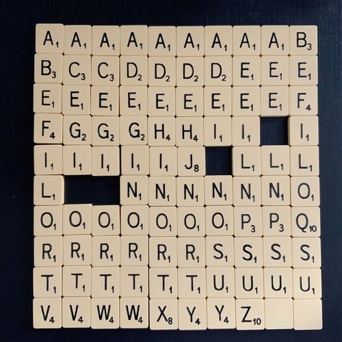 Lot 100 original - original, scrabble