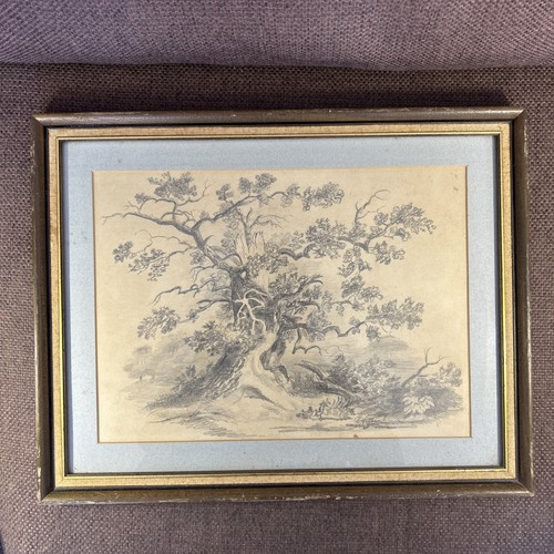 Framed pencil sketch - framed, the