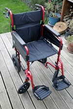Compact Folding Wheelchair for Adults (Days brand, model ‘Escape Lite’)