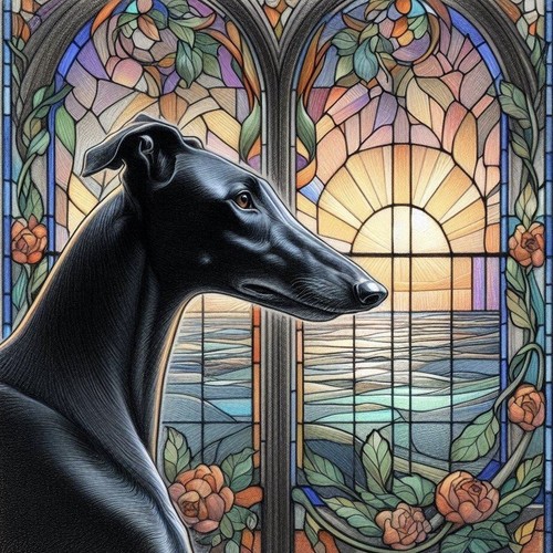 Greyhound lurcher - ,,