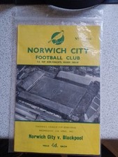 Norwich Vs Blackpool League Cup Semi Final 11/4/62