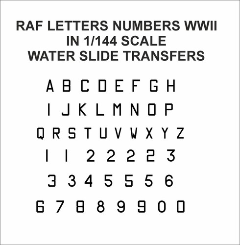 Raf serials number letters - serials,