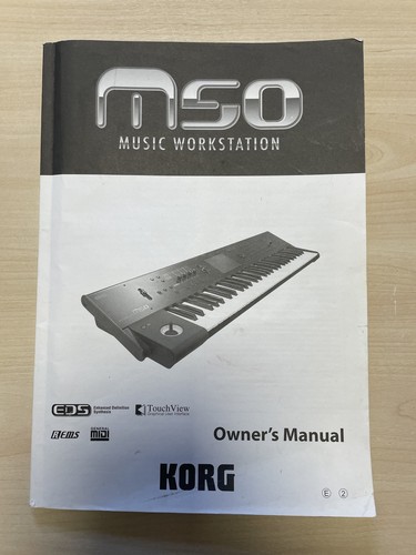 Korg m50 synth manual with - manual,