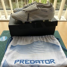 ADIDAS PREDATOR ELITE FT FG FOLD OVER TONGUE WHITE UK 9 