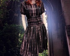 Vintage 40s 50s Pink And Black
