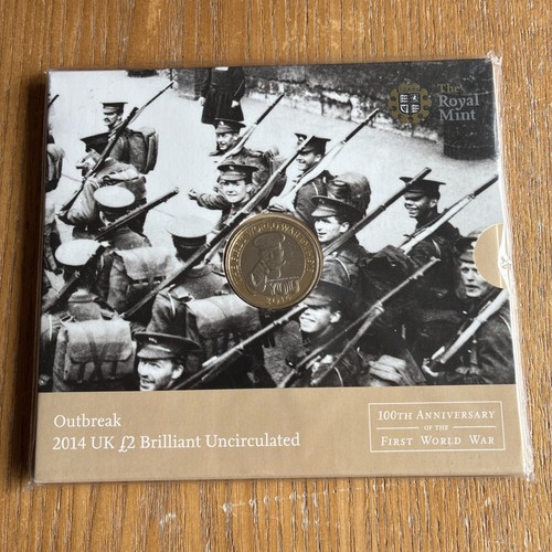 Royal mint 2014 ww1 outbreak - mint,