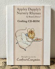 Beatrix Potter Appley Dapply's Nursery Rhymes Crafting CD-ROM Cardmaking Papercr