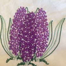 Victorian hand embroidered