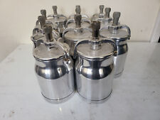 Job Lot Of 11 X Paint Sprayers Pots Tanks & 25 polypropylene lids ~10cm diameter