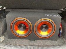 Edge Audio EDB12TA Twin 12" Active Bass Enclosure with built in amplifier 1800W