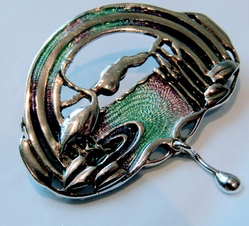Brooch sterling silver 925 - brooch,