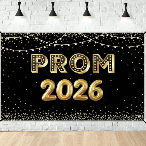 Prom 2026 decorations banner - 2026,