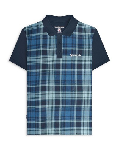 Lambretta mens navy - navy, check