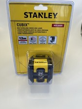 Stanley Cubix Green Beam Cross Line Laser Level STHT77499-1 INT177499