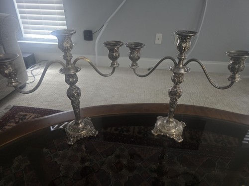 Vintage candelabra rogers - candelabra, wm