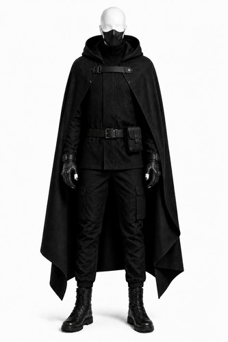 Black tactical hooded - tactical,