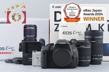 Canon EOS Kiss X7i / Rebel T5i / 700D 18.0 MP 18-55 55-250 Lenses w/ Box