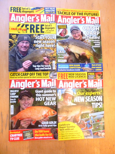 Anglers mail magazines - 4,
