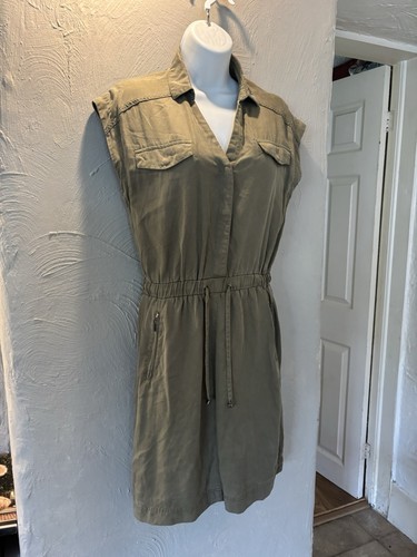 Preen khaki safari - dress, size