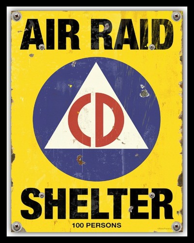 Air raid shelter - raid, civil