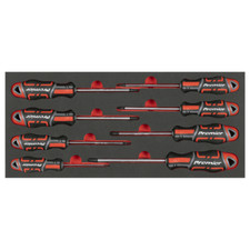 Sealey Tools TBT55 Screwdriver 8 Piece Set TORX Star T8-T40 EVA Foam Tray FD25