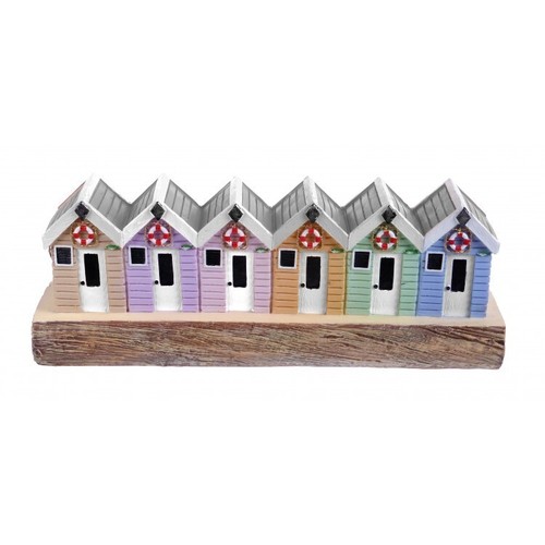 Six beach huts - beach,