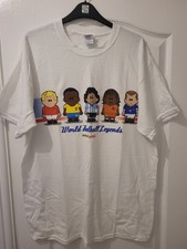 Vintage Weenicons Football Legends 2010 T shirt Tee unworn Large