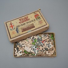 Chad Valley GWR Jig Saw Jigsaw Puzzle Caerphilly Castle Circa 1930 1,149AIO