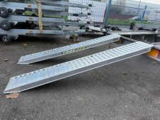 Heavy Duty Trailer Ramps To Suit IFOR WILLIAMS 8ft / 2.4M Aluminium 3380kg
