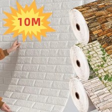Self-Adhesive 3D Antique Foam Brick Wallpaper for Living Room and Bedroo