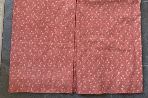 Vintage orange lined cotton - vintage,